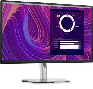 Monitor Dell P2723D, 27" Wide LED AG IPS Panel, 5ms, 1000:1, 350 cd/m2, 2560x1440, 99% Srgb, HDMI, DP, USB 3.2 Gen 1 hub, ComfortView, Înălțime, Pivot, Rotativ, înclinat, Negru