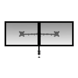 Suport pentru 2 monitoare ACT AC8302, pentru birou, Ajustabil, 32", 2x8 kg, Negru