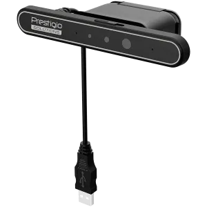 Prestigio Solutions Videoconferință Windows Hello Camera: FHD, 2MP, 2 microfon, 1m (Raza de acțiune), Conexiune prin USB 3.0