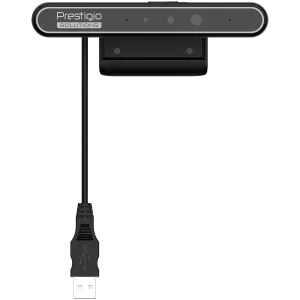 Prestigio Solutions Videoconferință Windows Hello Camera: FHD, 2MP, 2 microfon, 1m (Raza de acțiune), Conexiune prin USB 3.0