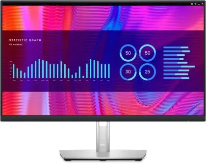 Monitor Dell P2423DE, panou IPS LED AG lat de 23,8 inchi, 5 ms, 1000:1, 300 cd/m2, 2560x1440, 99% Srgb, HDMI, DP, hub USB-C, USB 3.2 Gen 1, RJ-45, ComfortView, Înălțime , Pivot, Rotire, Înclinare, Negru