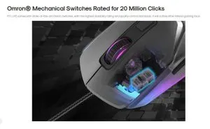 Marvo геймърска мишка FIT LITE Mouse, White