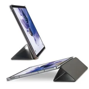 Husă HAMA Fold Clear pentru tabletă, pentru Samsung Galaxy Tab S7 FE/S7+/S8+ 12,4", Loc pentru stilou (S-pen), negru