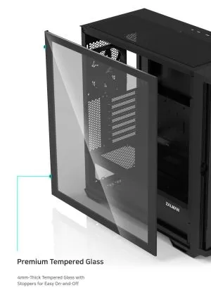 Zalman Case EATX - Z10 DUO - Mesh/Tempered Glass