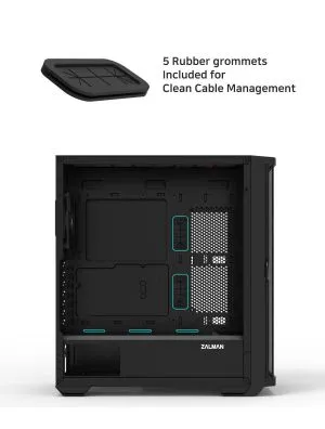 Zalman Case EATX - Z10 DUO - Mesh/Tempered Glass