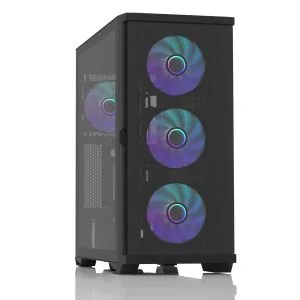 Zalman Case EATX - Z10 DUO - Mesh/Tempered Glass