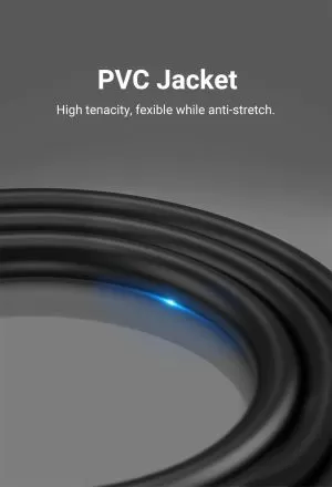 Vention Cable VGA HD15 M / M 1.0m Gold Plated, 2 Ferrites - DAEBF