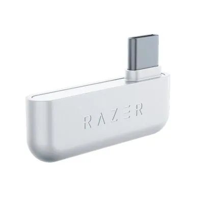 Razer Barracuda X Mercury White Wireless multi-platformă pentru jocuri și căști mobile, drivere Razer TriForce de 40 mm, microfon cardioid HyperClear detașabil, spumă ultra-moale FlowKnit mem, audio 7.1, 50 de ore, wireless dual, tip C, Compt PC, PlSt, MD