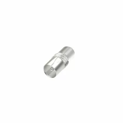 Hama Satellite Receiver Adapter, F-Socket - Coax Plug