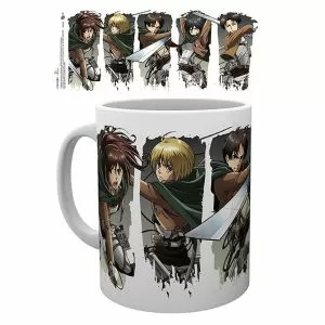 ABYSTYLE ATTACK ON TITAN Mug Character Montage