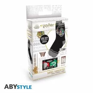 ABYSTYLE HARRY POTTER Socks Black & Grey Hogwarts