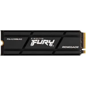 Kingston FURY Renegade 1TB SSD with Heatsink, M.2 2280, PCIe 4.0 NVMe, Read/Write 7300/6000MB/s, Random Read/Write: 900K/1000K IOPS