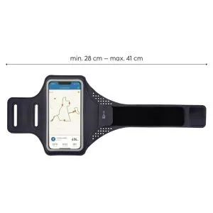 Husă sport de mână HAMA Finest Sports, Pentru telefoane XL, Negru