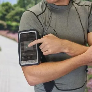 Husă sport de mână HAMA Finest Sports, Pentru telefoane XL, Negru