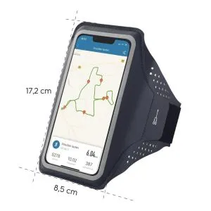 Husă sport de mână HAMA Finest Sports, Pentru telefoane XL, Negru