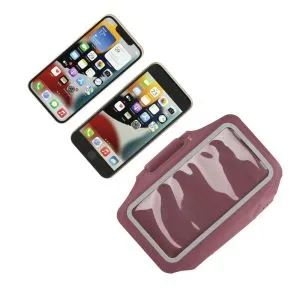 Hama "Finest Sports" Sports Wrist Strap for Mobile Phones, Water-Repellent, XL, rose