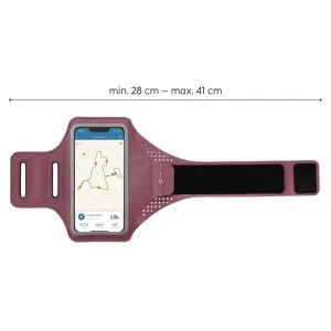 Hama "Finest Sports" Sports Wrist Strap for Mobile Phones, Water-Repellent, XL, rose