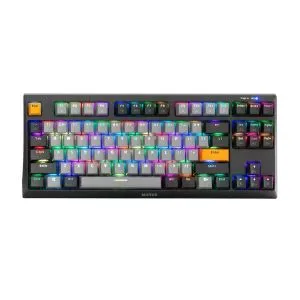 Tastatură mecanică Marvo Tastatură mecanică pentru jocuri KG980-B - RGB, comutatoare albastre, TKL