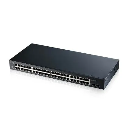 Comutator ZyXEL GS1900-48 v2, 48 porturi GbE L2 Smart Switch, montare în rack