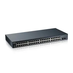 Comutator ZyXEL GS1900-48 v2, 48 porturi GbE L2 Smart Switch, montare în rack