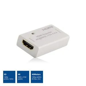 Repetor HDMI ACT AC7820, Amplifică semnalul HDMI până la 40 m, Suportă 4K