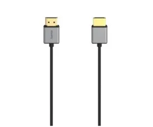 Cablu Hama, HDMI tată - HDMI tată, 8K, Aluminiu, 1,5 m