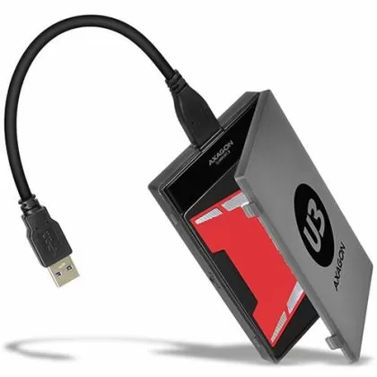 AXAGON ADSA-1S6 USB3.0 - SATA 6G UASP HDD Harici Adaptör Dahil. Dava