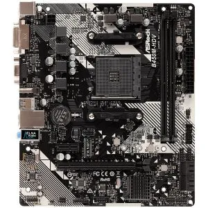 ASROCK Ana Kart Masaüstü B450M-HDV R4.0 (SAM4,2xDDR4,1xPCI 3.0x16,1xPCI Ex1,SATA III,1xM.2,1xUlraM.2,USB3.0,GLAN,VGA,DVI,HDMI,) mATX Perakende