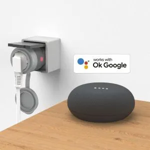 Priză inteligentă HAMA "Outdoor", WiFi, Control vocal, 2300W, 10A