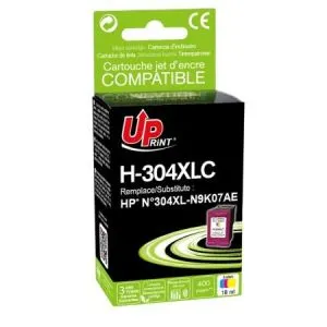UPRINT Cartuș de cerneală HP 304XL, HP DJ 2620/2630/ 3750/ 3760/ 3762, 400 de copii, color