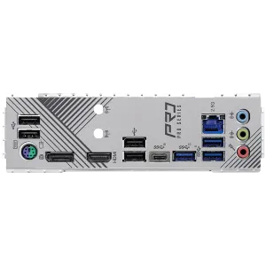 ASROCK MB Desktop Z790 Pro RS (S1700, 4x DDR5, 1x PCIe 5.0 x16, 1x PCIe 4.0 x16, 2x PCIe 3.0 x1, 4x Hyper M.2 PCIe Gen4x4, 8x SATA3 6.0 Gb/s, 2x USB-C, 6x USB 3.2, 6x USB 2.0, 1x RJ-45 2.5GB Lan, 1x HDMI, 1x DP, ATX