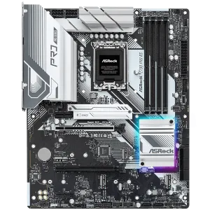 ASROCK MB Desktop Z790 Pro RS (S1700, 4x DDR5, 1x PCIe 5.0 x16, 1x PCIe 4.0 x16, 2x PCIe 3.0 x1, 4x Hyper M.2 PCIe Gen4x4, 8x SATA3 6.0 Gb/s, 2x USB-C, 6x USB 3.2, 6x USB 2.0, 1x RJ-45 2.5GB Lan, 1x HDMI, 1x DP, ATX