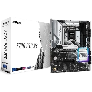 ASROCK MB Desktop Z790 Pro RS (S1700, 4x DDR5, 1x PCIe 5.0 x16, 1x PCIe 4.0 x16, 2x PCIe 3.0 x1, 4x Hyper M.2 PCIe Gen4x4, 8x SATA3 6.0 Gb/s, 2x USB-C, 6x USB 3.2, 6x USB 2.0, 1x RJ-45 2.5GB Lan, 1x HDMI, 1x DP, ATX