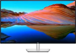 Monitor Dell U4323QE, 42.5" 4K UltraSharp AG, IPS, 5ms, 1000:1, 350 cd/m2, (3840x2160), 100% sRGB, 98% DCI-P3, HDMI, DP, USB-C Hub, USB 3.2, RJ -45, dual 8W speakers, ComfortView, Audio line-out, Height Adjustable, Pivot, Swivel, Tilt, Black