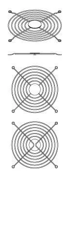 Noctua set grill ventilator Fan Grill Metal - 140mm pachet 2 buc - NA-FG1-14 Sx2