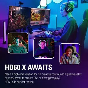 External Capture ELGATO HD60 X, HDR 4K, HDMI