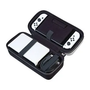 Geanta Nacon Bigben Nintendo Switch OLED pentru consolă de jocuri, albă - NNS4000W