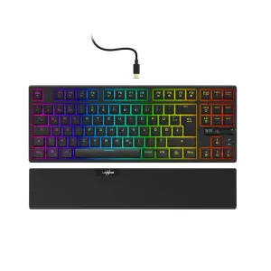 Tastatură HAMA uRage Gaming „Exodus 860 Mechanical”, comutator albastru