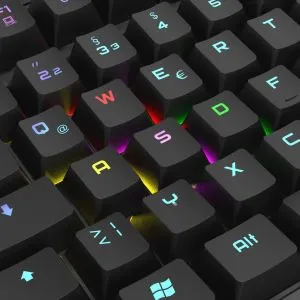 Tastatură HAMA uRage Gaming „Exodus 860 Mechanical”, comutator albastru