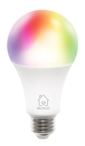 Set inteligent DELTACO SH-KIT01, Contact, 2 x becuri LED, Asistent Google, Alexa