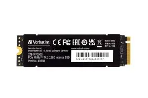 Твърд диск Verbatim Vi7000G Internal PCIe NVMe M.2 SSD 2TB