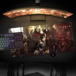 Gaming mousepad Diablo IV - Inarius and Lilith, XL