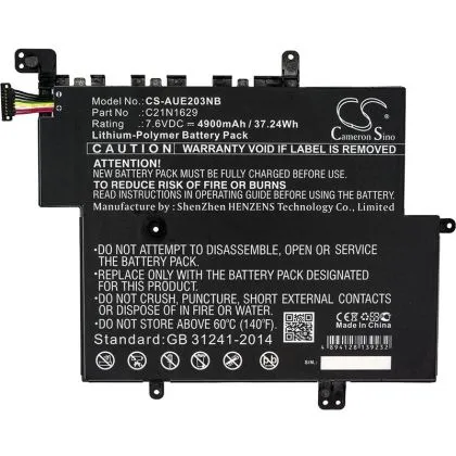Baterie pentru laptop ASUS E203 VivoBook E12 C21N1629 CS-AUE203NB 7.6V 4900mAh CAMERON SINO