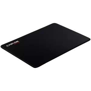CANYON MP-4, Mouse pad,350X250X3MM,Multipandex,fully black with our logo (non gaming),blister cardboard