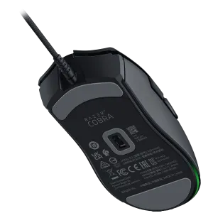 Mouse pentru gaming Razer Cobra, comutatoare optice pentru mouse Gen-3, 90 de milioane de clicuri, design ușor de 58 g, iluminare Razer Chroma™ cu strălucire în gradient, senzor optic de 8500 DPI, cablu Razer™ Speedflex, picioare 100% PTFE