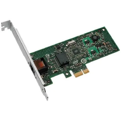 Intel Gigabit CT Desktop Adapter, 1GB CT port, Ethernet, 10/100/1000Base-T, PCI-E v1.1x2.5 (Low Profile and Full Height brackets included)