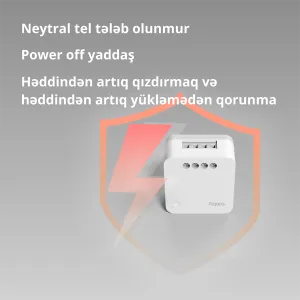 Modul comutator unic Aqara T1 (fără neutru): Nr. model: SSM-U02; SKU: AU002GLW01