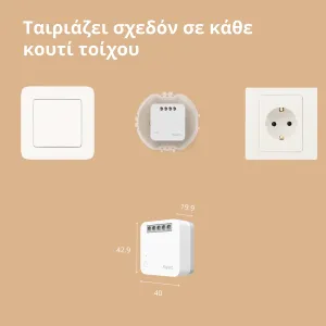 Modul comutator unic Aqara T1 (cu neutru): Nr. model: SSM-U01; SKU: AU001GLW01