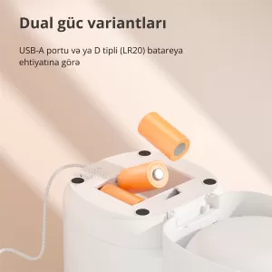 Hrănitor pentru animale de companie C1: Model Nr: PETC1-M01; SKU: AM036GLW01