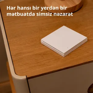 Comutator de la distanță fără fir Aqara H1 (bascul dublu): Model: WRS-R02; SKU: AR009GLW02